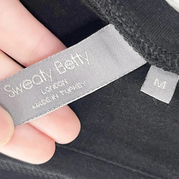 Sweaty Betty Black Sleeveless Drop Waist Casual Midi Dress Women's Size Medium - Picture 6 of 7